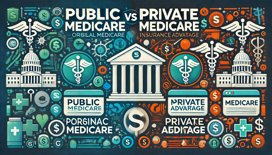 It's is not a monolithic entity. Medicare comprises both public and private components that work together to provide comprehensive coverage.